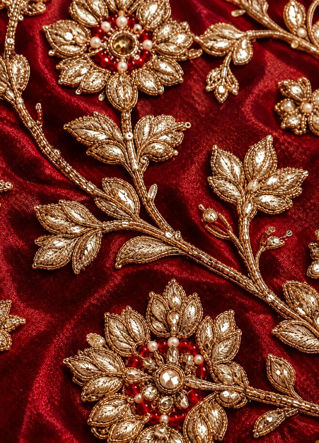 Cherry Blossom Festive Bridal Lehenga