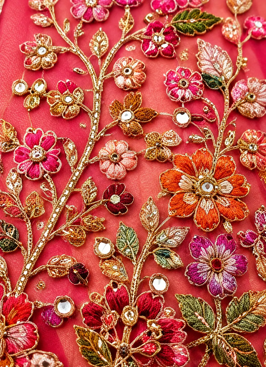 Exclusive zardozi Royal Pink Affair Lehenga