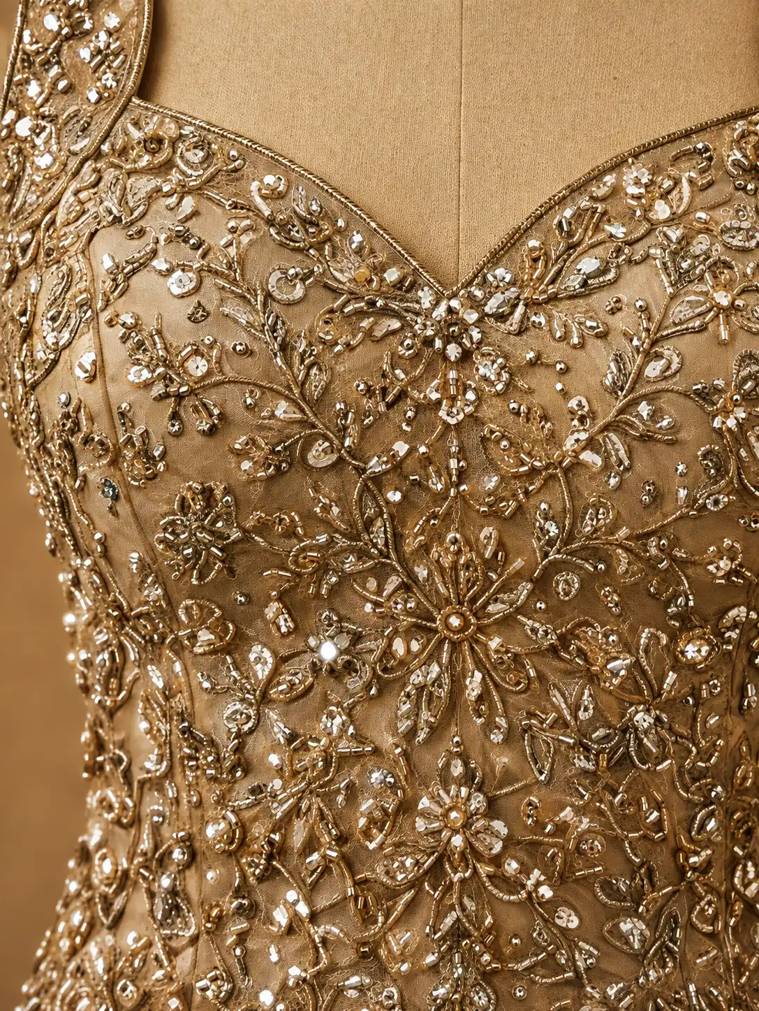 Women's Dori, Sequins and Thread Embroidered Work Cosmos Silk Lehenga Choli With Dupatta