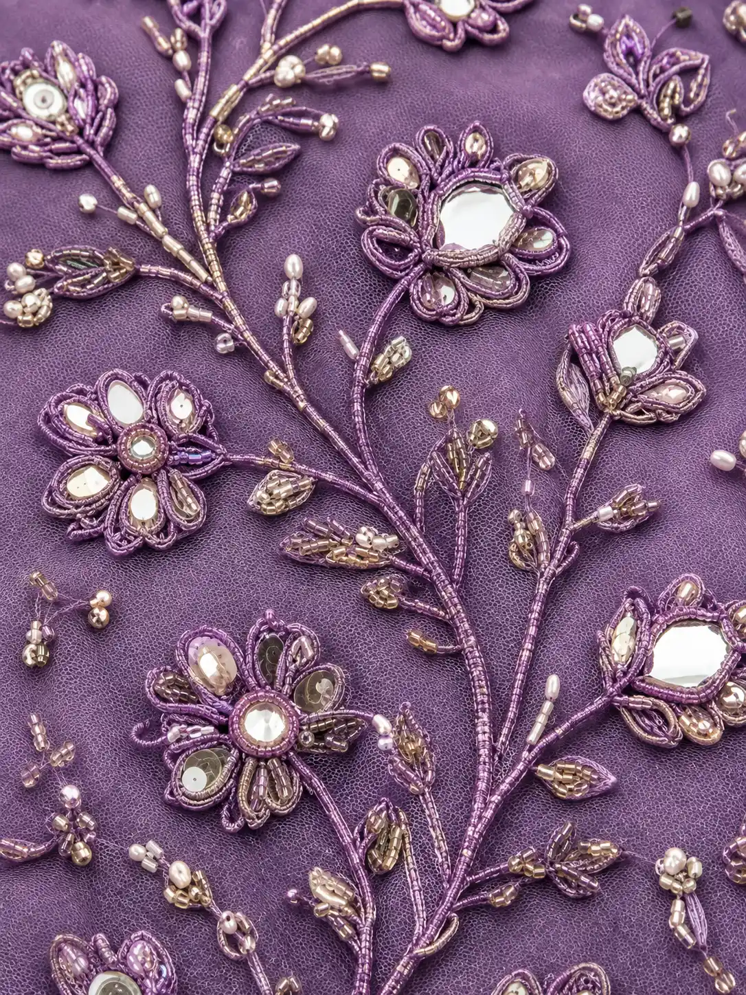 Lavender umbrella design 18 Meter flare trending lehenga Choli