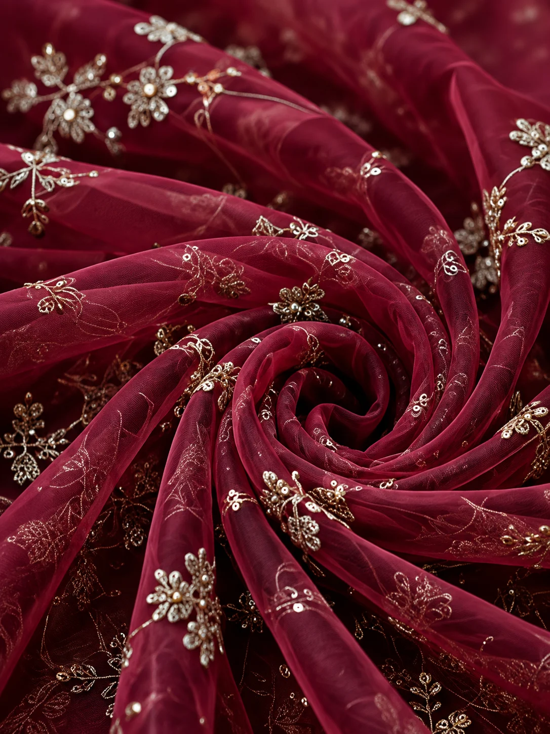 Embellished Semi Stitched Lehenga Choli (Pink)