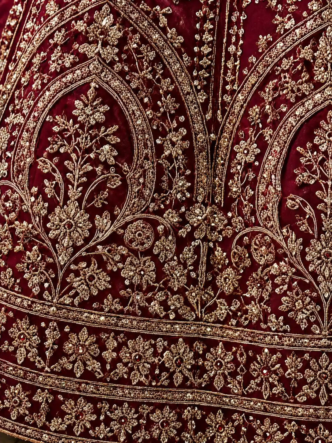 Embellished Semi Stitched Lehenga Choli (Pink)